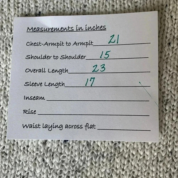 J Jill knit ivory sweater with black and gray flecks - Picture 6 of 8